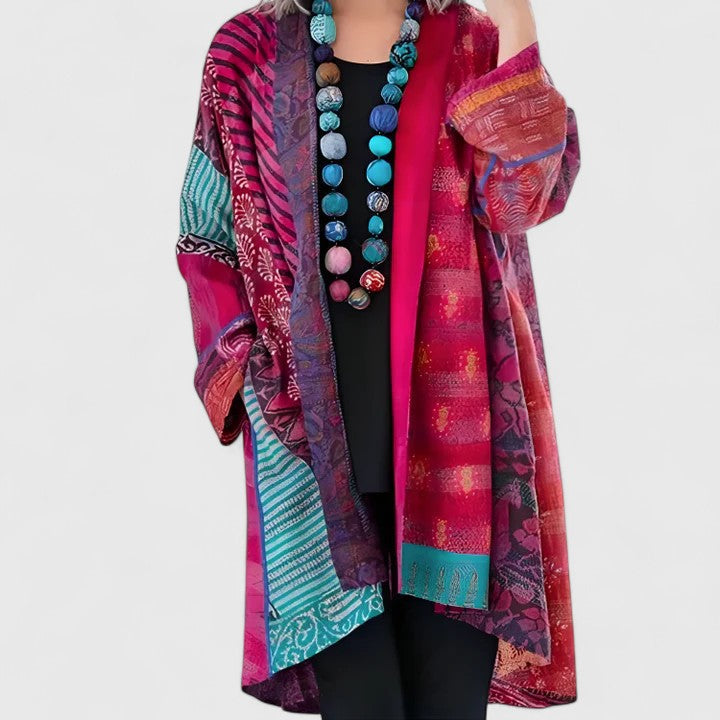 Freya Ellingham | Bohemian Patchwork Kimono Cardigan