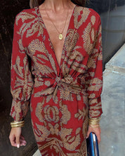 Sophie Ashcroft | Boho Floral Midi Dress