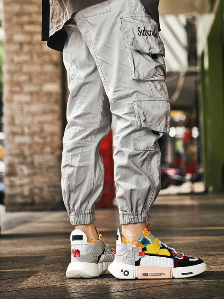 Tobias Grant | Baskets montantes en mesh – Style urbain audacieux à couleurs contrastées