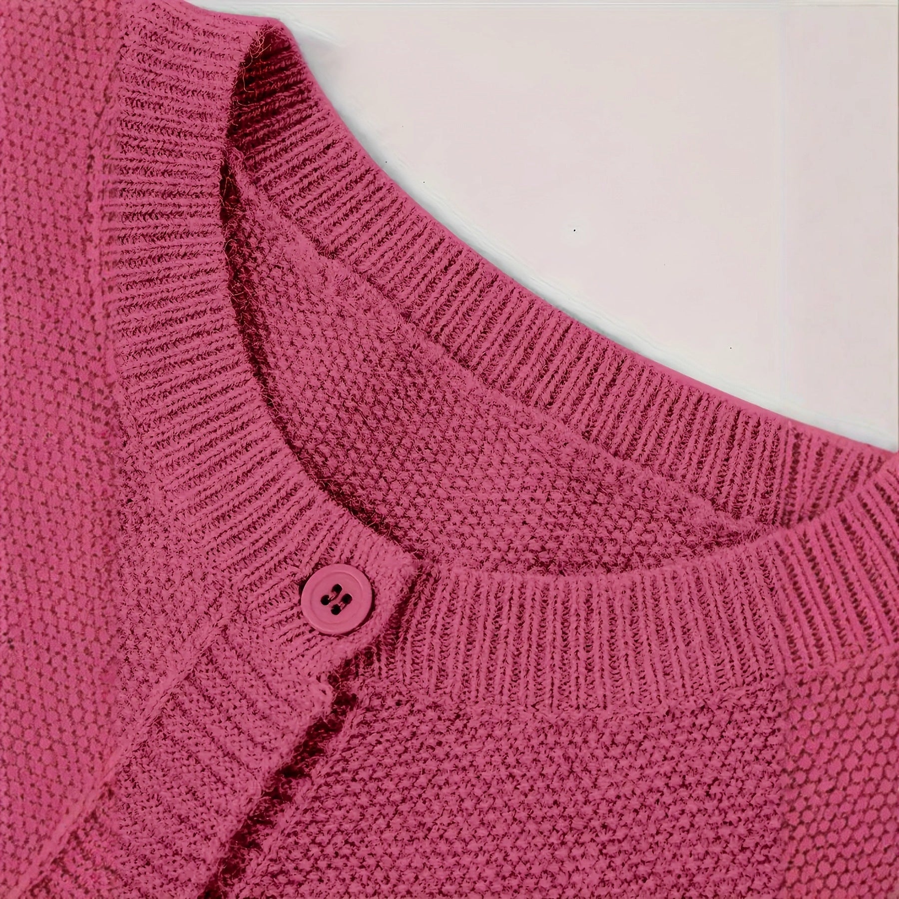 Freya Turner | Round Neck Knitted Cardigan