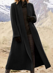 Beatrice Wood | Long Wool Blend Coat