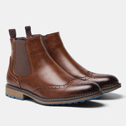 Roland Harker | Chelsea čižmy s brogue detailom