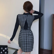 Marianne Sutcliffe | Plaid A-Line Skirt Set