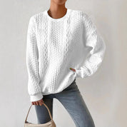 Alice Griffiths | Cable-Knit Textured Sweatshirt