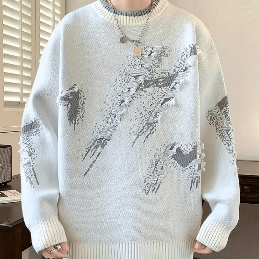 Desmond Fairweather | Distressed Knit Sweater