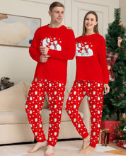 Frost Nook | Pyjamas de Noël rouges à imprimé ours polaire pour homme et femme / unisexes