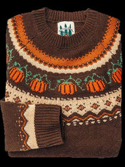 Sylvia Ashdown | Pull en maille jacquard Fair Isle pomme