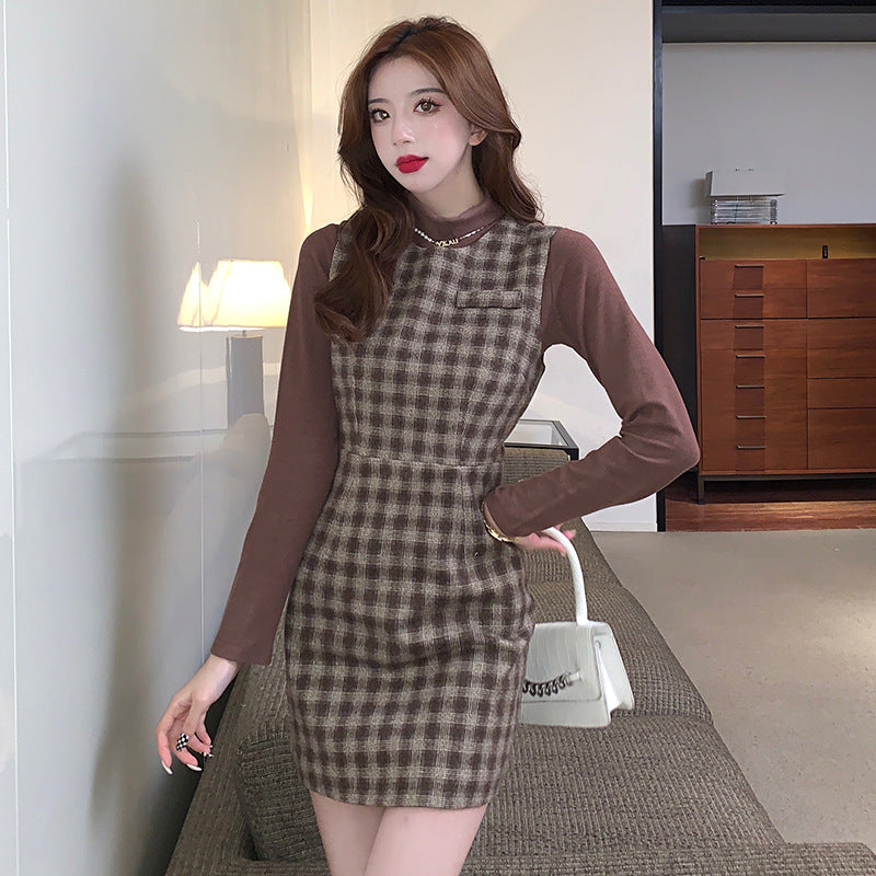 Marianne Sutcliffe | Plaid A-Line Skirt Set