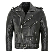 Thomas Baxter | Blouson de motard en cuir