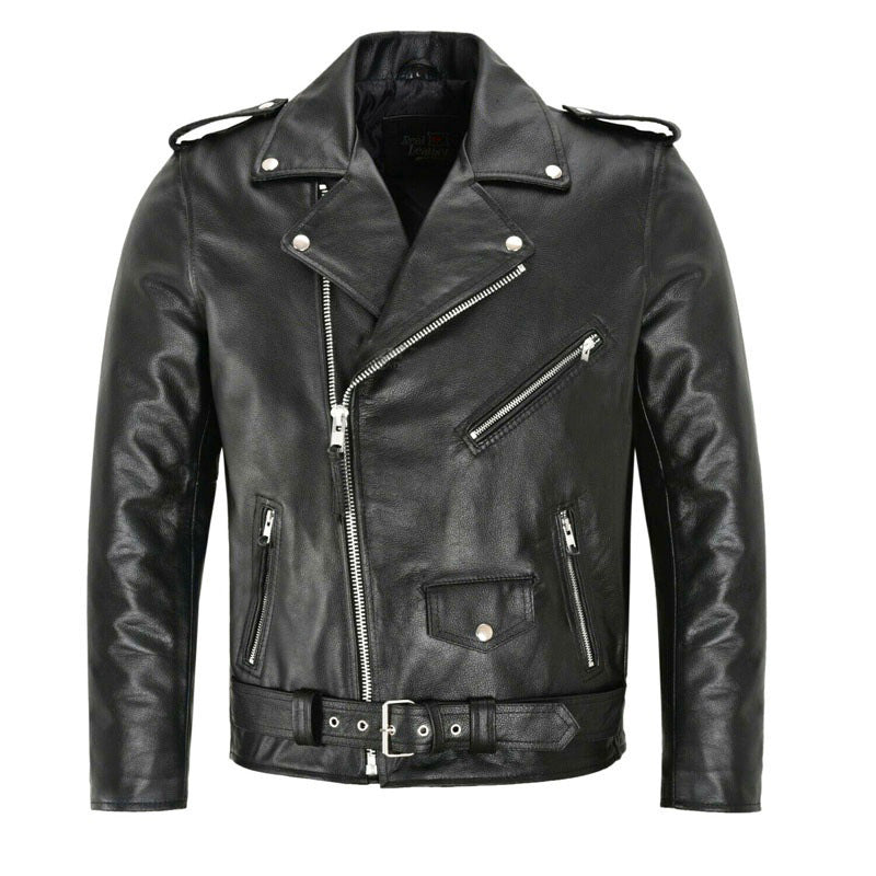 Thomas Baxter | Blouson de motard en cuir