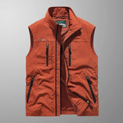William Scott | Men's Multi-Pocket Outdoor Vest with Stand Collar