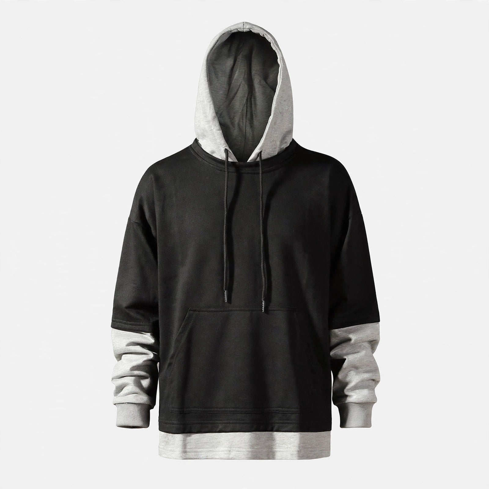 Rhys Hamilton | Layered Colourblock Hoodie