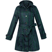 Felicity Robertson | Tartan Hooded Rain Coat Classic Plaid