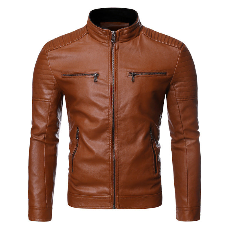 Owen Featherstone | Leather Biker Jacket