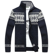Edward Cooper | Snowflake Knitted Zip Cardigan