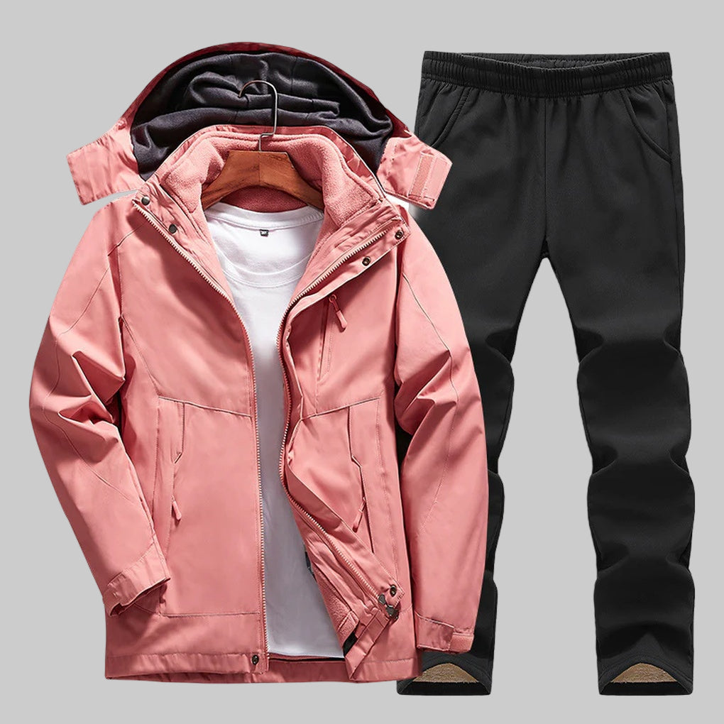 Olivia Brown | 3-in-1 Outdoor Jacket & Trouser Set