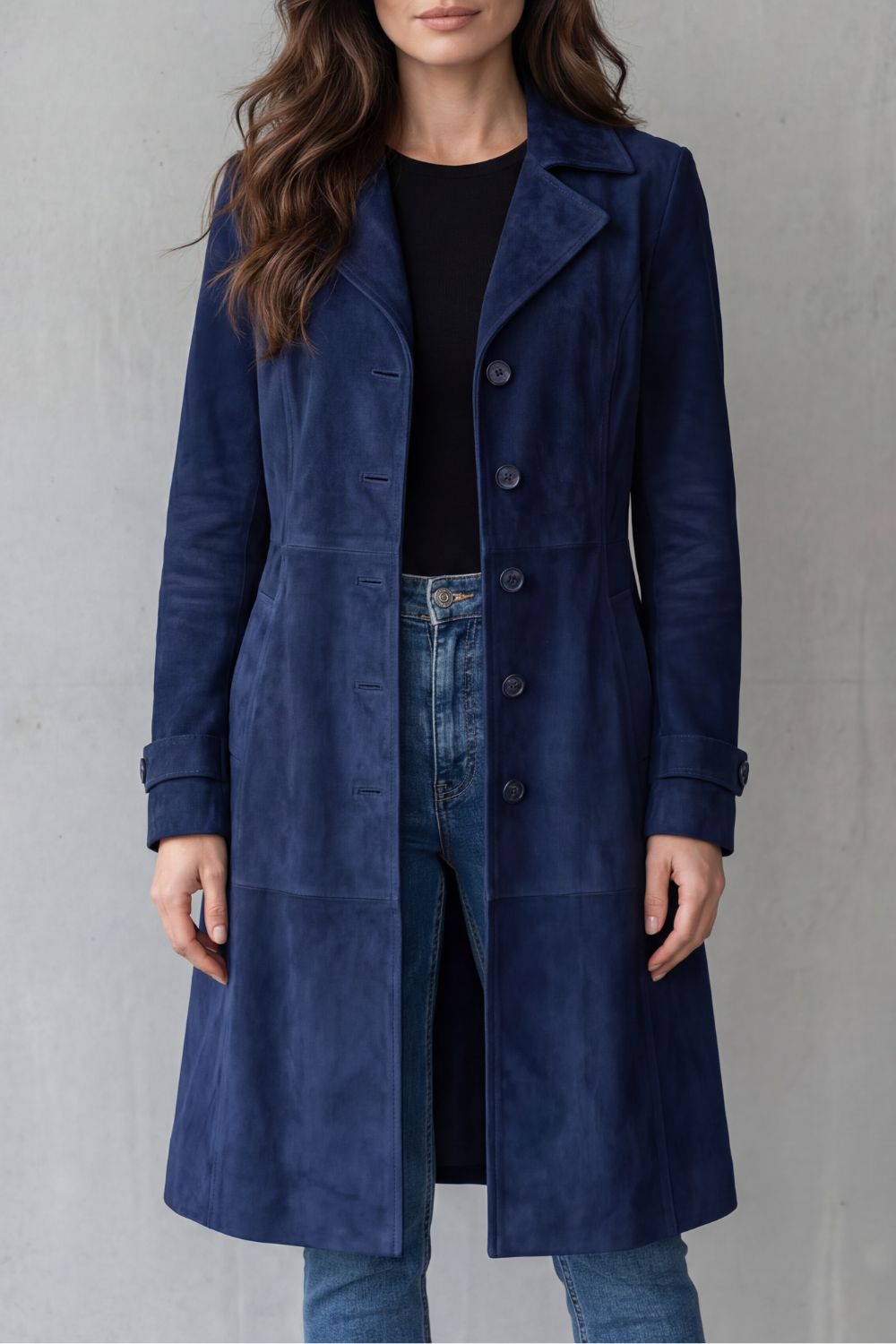 Georgina Caldwell | Vintage Suede Finish Longline Coat