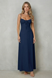 Cecily Hawthorne | Selena Soft Corset Charm Sleeveless Maxi Dress