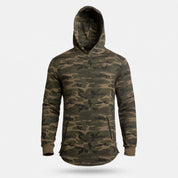 Hugo Prescott | Camouflage Hoodie With Zip Pocket Detail