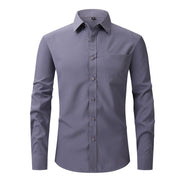 Sebastian Laurent | Chemise habillée classique pour homme | Essentiel Blanc ajusté