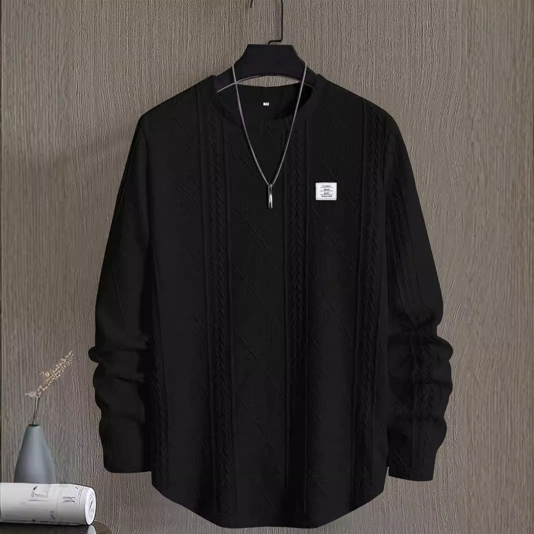 Percival Ashmore | Cable Knit Round Neck Pullover