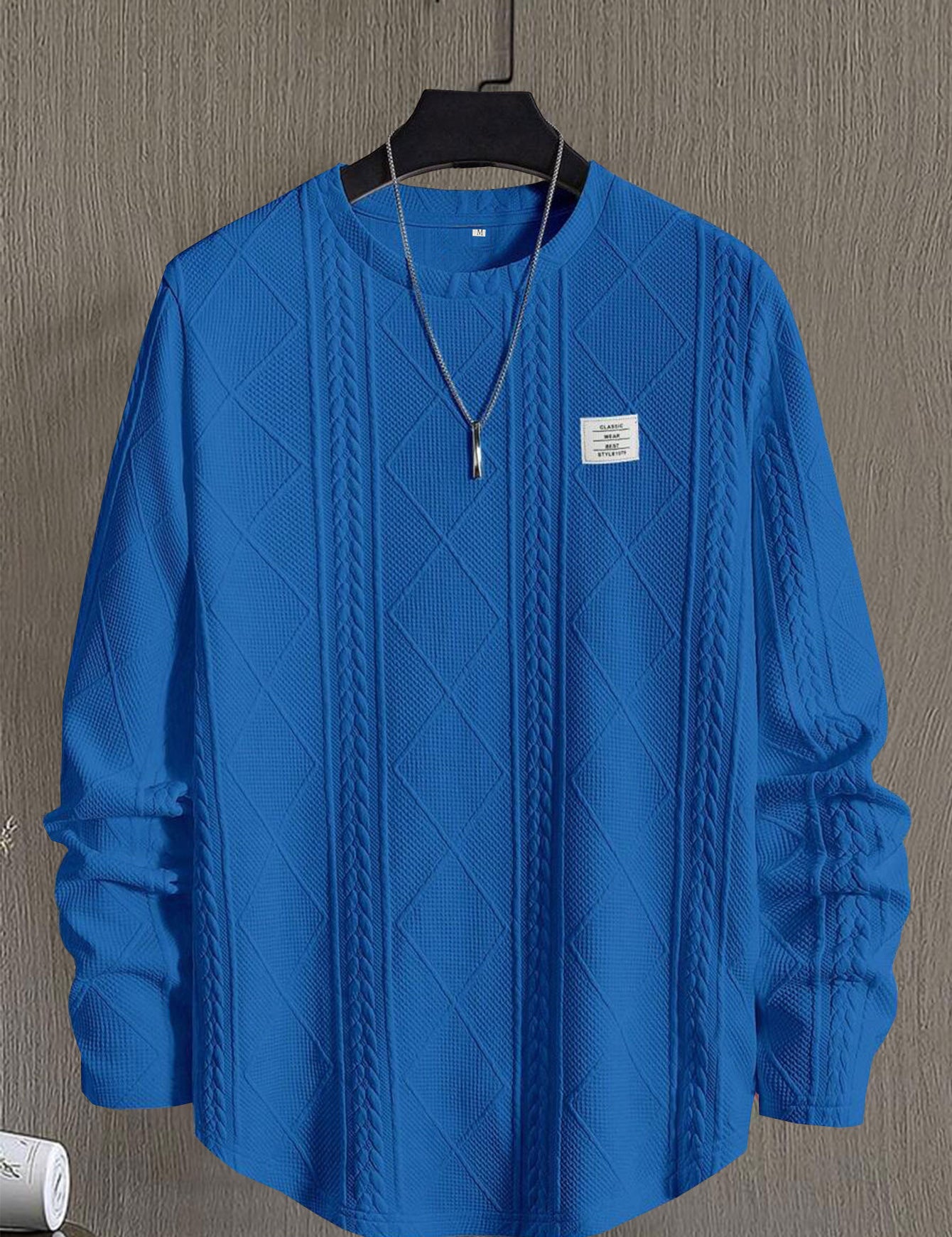 Percival Ashmore | Cable Knit Round Neck Pullover