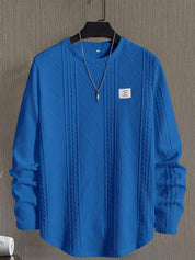 Percival Ashmore | Cable Knit Round Neck Pullover