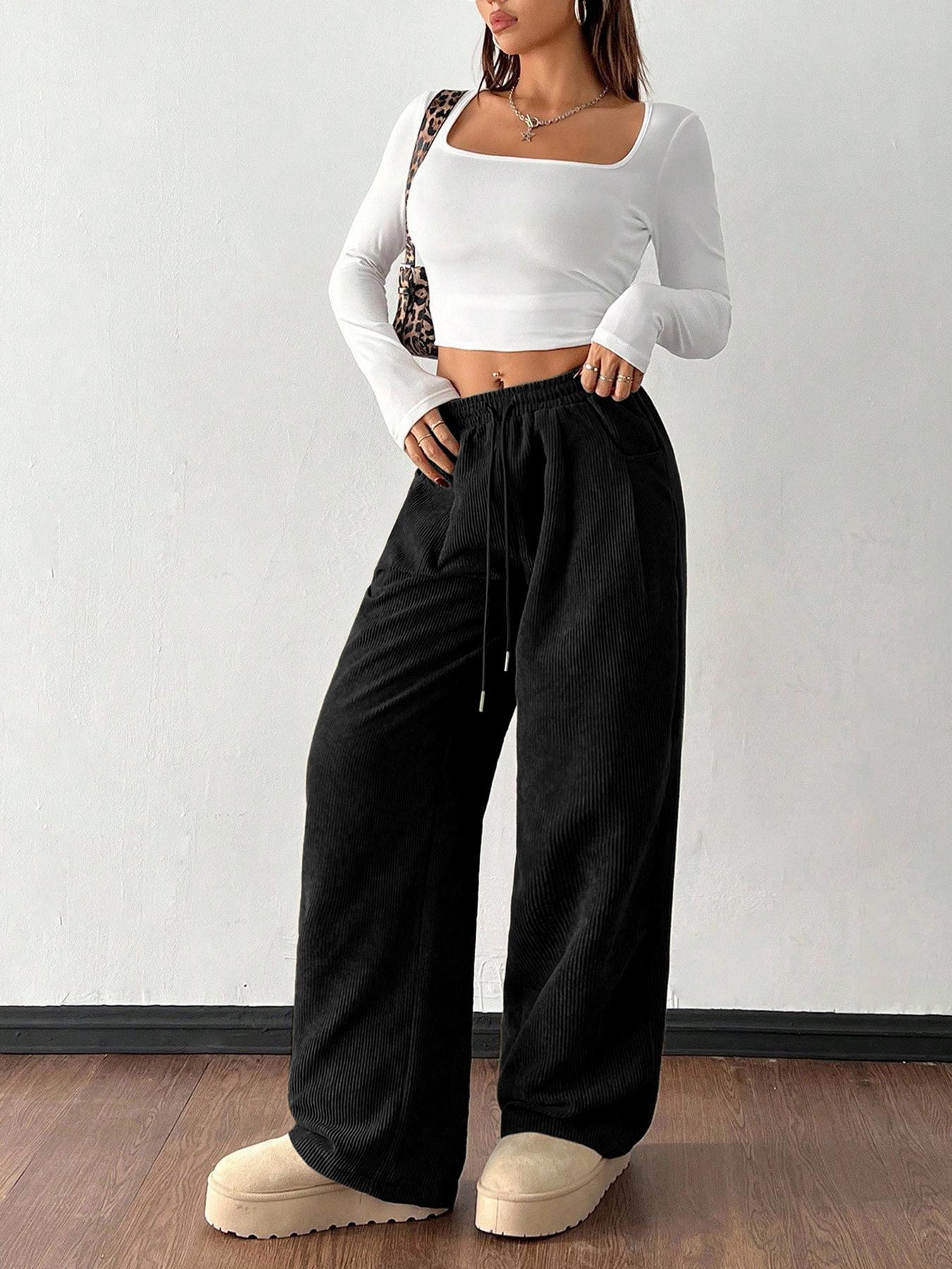 Florence Baker | Corduroy Wide-Leg Pants