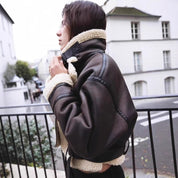 Verity Clarke | Shearling Aviator Jacket