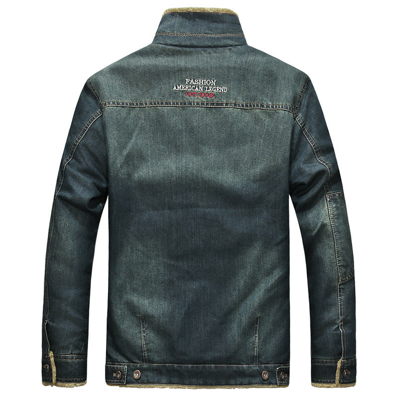 James Walker | Veste en jean doublée sherpa