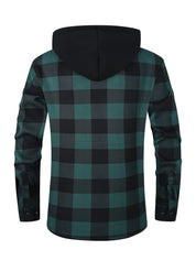 Joseph Braithwaite | Hooded Check Shirt Jacket