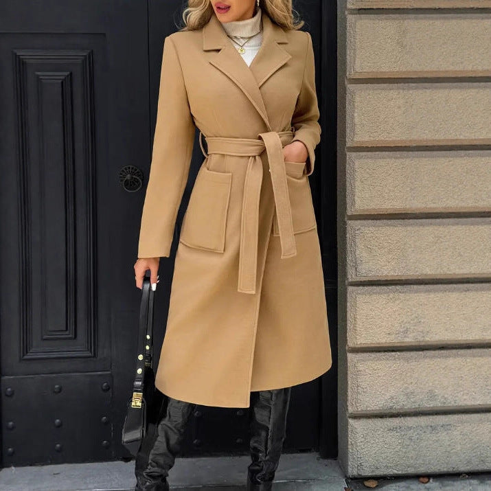 Orla Kennedy | Belted Wool Wrap Coat