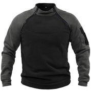 Lucas Pemberley | Stand Collar Fleece Pullover Sweater