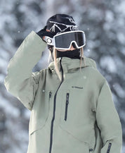 Freya Drummond | Veste de ski extrême imperméable à capuche pour l’hiver