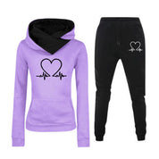 Grace Sullivan | Love Heart Print Tracksuit Set