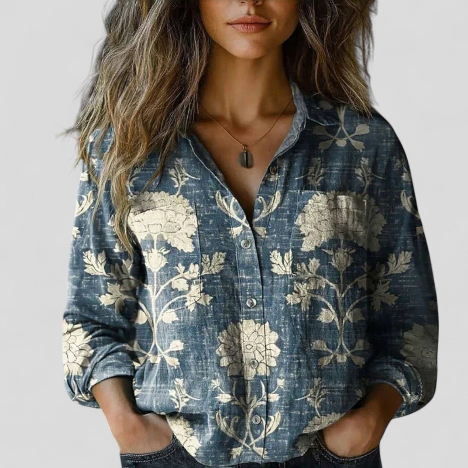 Florence Heathcote | Patchwork Floral Blouse