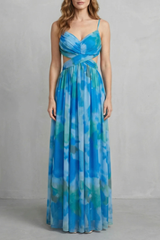 Emmeline Voss | Watercolour Romance Tulle Maxi Dress