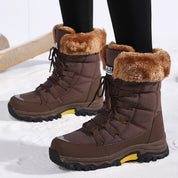 Charlotte Wilson | Bottes de neige imperméables à bordure en fausse fourrure