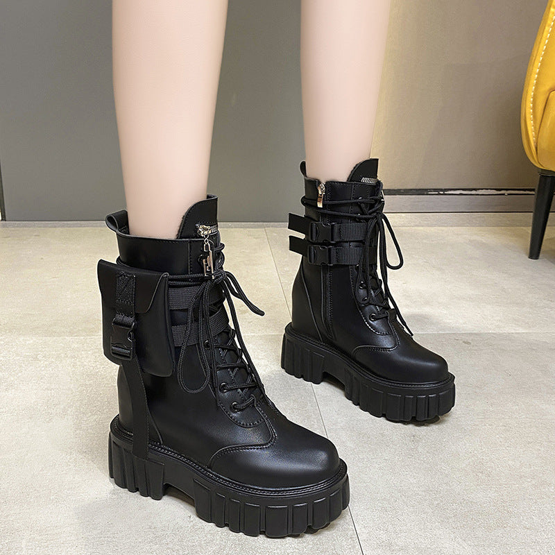 Daisy Scott | Bottes plateforme mi-mollet