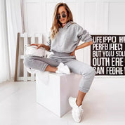 Matilda Hughes | Hooded Two-Piece Lounge Set