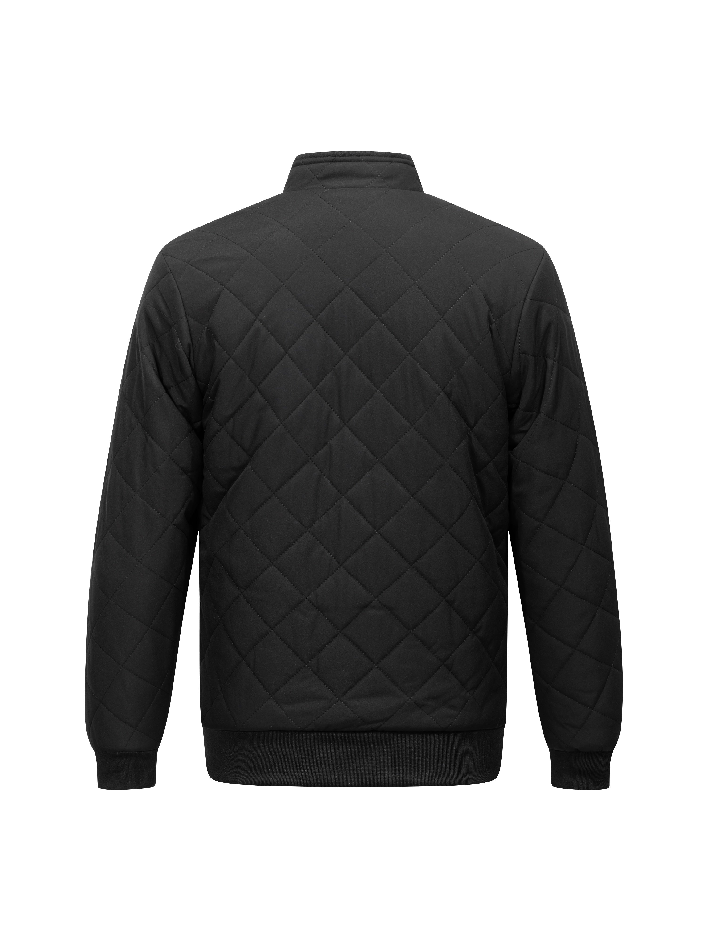 Reuben Walker | Quilted Bomber Jacket with Fleece Lining