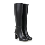 Edith Vert | Bottes montantes à talon bloc
