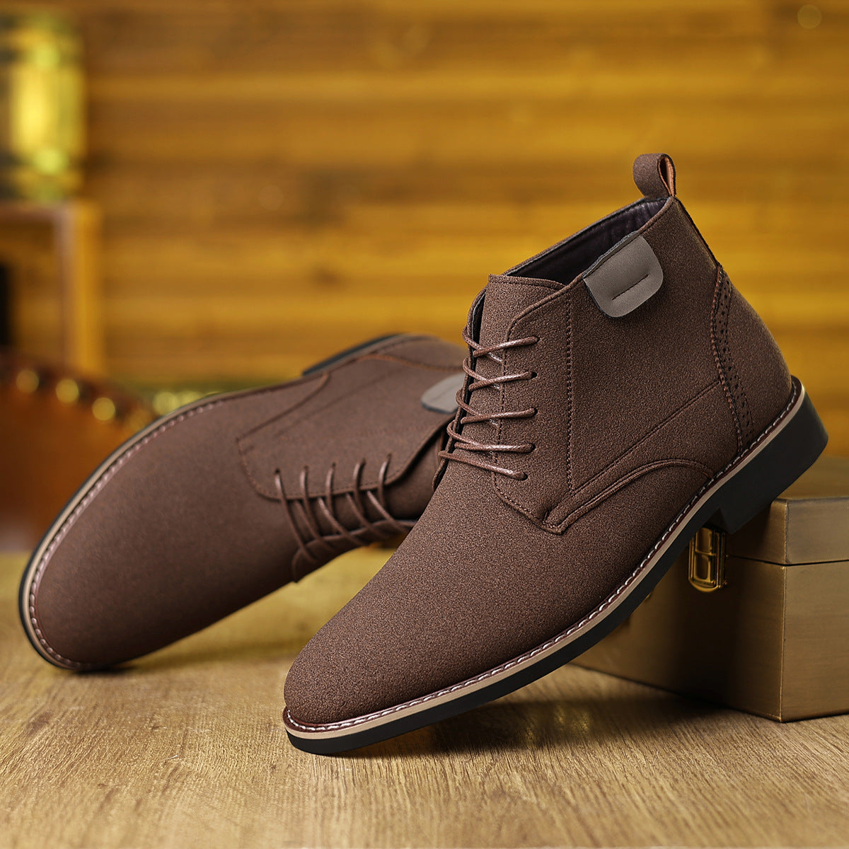 Douglas Kerridge | British Style High-Top Leather Boots
