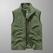 William Scott | Men's Multi-Pocket Outdoor Vest with Stand Collar