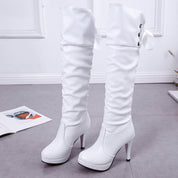 Verity Smith | Bottes à talons aiguilles, au-dessus du genou