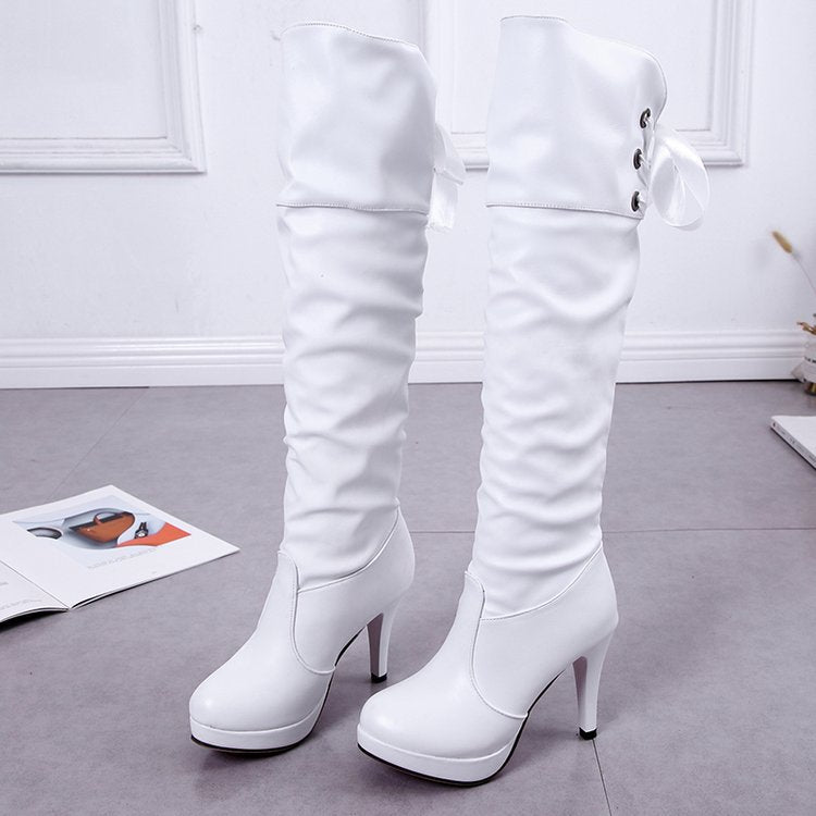 Verity Smith | Bottes à talons aiguilles, au-dessus du genou