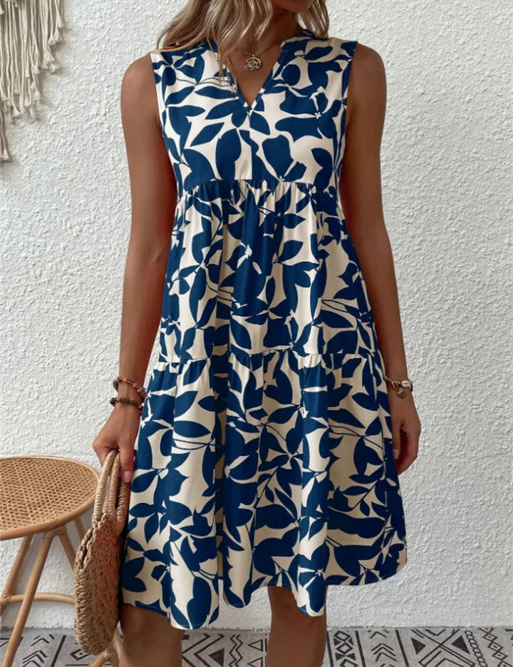 Alice Thompson | Floral Tiered A-Line Midi Dress