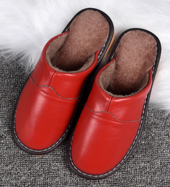 Victoria Lewis | Leather Thermal Slippers