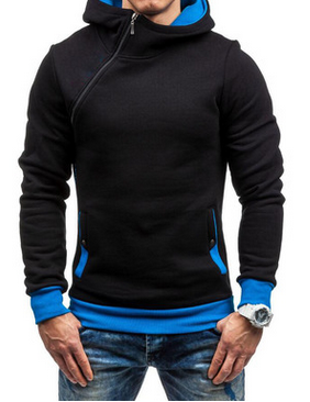 Percy Duffield | Oblique Zip Hoodie For Men
