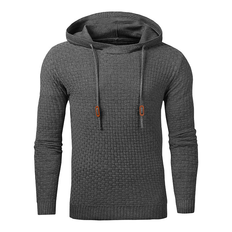 Rupert Sandford | Textured Knit Hoodie For Men